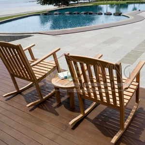 Chaise berçante simple Monterey Mobilier design minimaliste intérieur/extérieur de bonne qualité pour la relaxation Caractéristique portable - Product Image 1