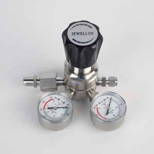 Alta purezza in acciaio inox ad alta pressione azoto ossigeno Argon cilindro di controllo di pressione regolatore di riduzione della pressione con manometro - Product Image 5