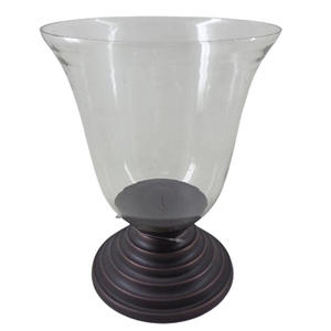 Modern Metal Hurricanes Bronze for <b>Valentine</b> Decoration <b>Candle</b> Holder Bulk Tea Light Holders Lantern Handicrafts - Product Image 1