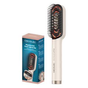 Cepillo para el Cuidado del Cabello Cecotec Revitalize con LED, Cerdas de Suero Recargables, Reparación Ligera, Masaje, Color Champán, Funciona con Batería - Product Image 2