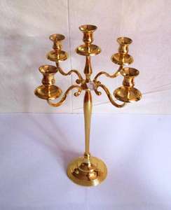 Support de bougie en métal décoratif en ALUMINIUM - Product Image 4