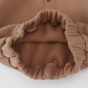 Kids Hooded Quarter Zip <b>Sweatshirt</b> Jogger Set Custom Logo Two Piece Outfit Children Pullover Tracksuit <b>Fleece</b> Loungewear Unisex - Product Image 5