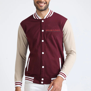 OEM/ODM High Quality College Baseball Bomber Letterman <b>Jacket</b> Custom Chenille Embroidered <b>Patches</b> Full Wool <b>Jacket</b> for man - Product Image 1