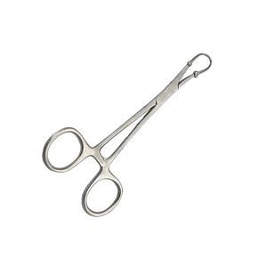 Venta al por mayor, pinzas para toallas Backhaus, pinzas de 5 pulgadas de acero inoxidable de grado alemán, pinzas para sala de cirugía con acabado de arena, personalizadas 2025 - Product Image 2