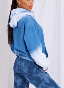 Sudadera con capucha lavada con ácido para mujer de algodón de la mejor calidad del fabricante OEM, longitud de manga completa, nuevo y elegante color personalizado - Product Image 3