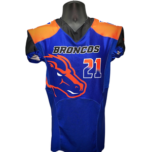 Personalizado equipo al por mayor Vintage Rams poliéster juvenil Kit de malla sublimada adultos aparejos sarga fútbol americano Jersey uniforme conjunto - Product Image 3