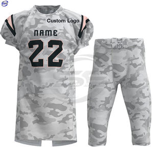 Uniformes de fútbol americano de alta calidad para conjuntos de entrenamiento de manga corta de costura alta para jóvenes - Product Image 1