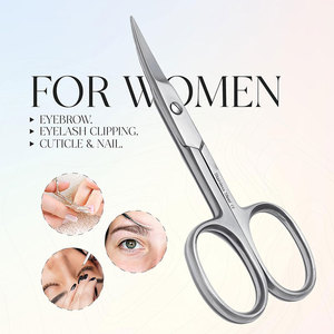 Haute qualité Standard épaisseur beauté courbé cuticule manucure ciseaux à ongles outils de beauté imprimé cuticule ciseaux à ongles - Product Image 4