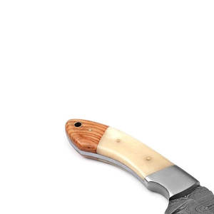 Top Design Damascus Steel Skinner <b>Knife</b> White <b>Bone</b> <b>Handle</b> Hand Made Customized Logo Skinner <b>Knives</b> with White <b>Bone</b> <b>Handle</b> - Product Image 6