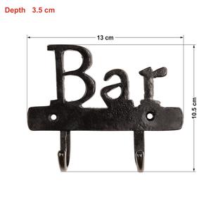 Gancho de pared de Estilo Vintage resistente al óxido de alta resistencia al por mayor para bares restaurantes Material de hierro cocina baño uso ropa - Product Image 3