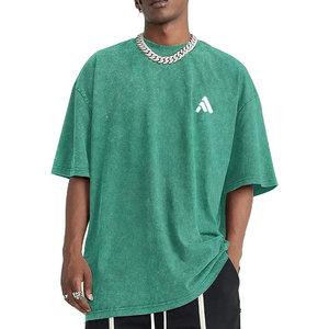 Camisetas de Hombre Hechas en Pakistán con Lavado Ácido, 100% Algodón, Color Personalizado, Ecológicas y Transpirables, Ropa Casual de Verano - Product Image 1
