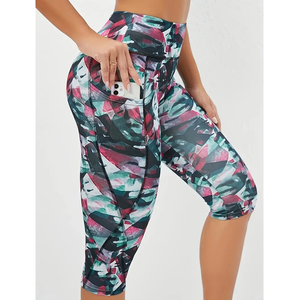 Dropshipping leggings de cintura alta ajustados deportes fitness leggings mujeres sudor yoga pantalones mujeres legging - Product Image 4