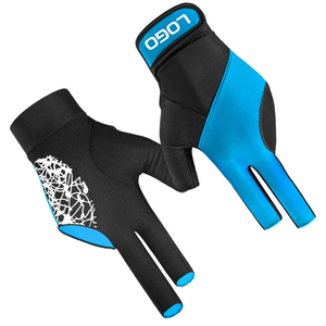 Precio bajo, venta al por mayor, guantes de billar negros ajustados para hombres y mujeres, guantes de billar transpirables OEM, suministro de fábrica - Product Image 3