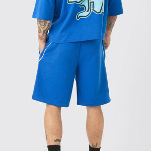 T-shirt et short d'hiver pour homme, de haute qualité, respirant, léger, écologique, streetwear, uni, 100% coton, service OEM personnalisé - Product Image 6