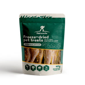 Замораживание-сушеные маленькие желтые закуски горлахи с высоким питанием защищают желудок и кишечник, подходящие для взрослых кошек и собак - Product Image 1