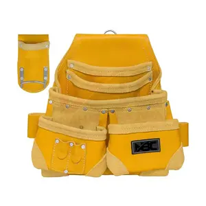 电动手工工具袋优质设计皮革腰带工具袋。