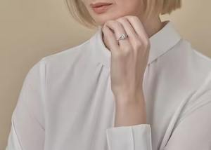 Anillo de diamante de moissanita unisex de 14 quilates de oro solitario exquisito redondo de laboratorio, brillo inigualable para bodas y fiestas - Product Image 4