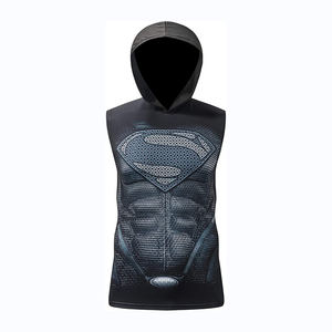 Hot Style personnalisé GYM Hoodies pour hommes Cut & Sew Logo personnalisé étiquette brodée prix chaud solide motif sweats à capuche en gros - Product Image 1