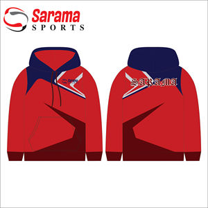 Sudadera con capucha de algodón y poliéster para hombre y mujer, LOGO personalizado Unisex de gran tamaño, sublimación simple - Product Image 4