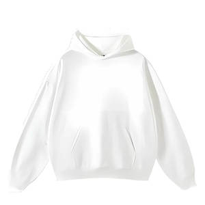 Sweat-shirt unisexe bleu à capuche sans cordon de serrage pour homme, style hip-hop - Product Image 5