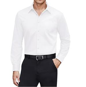 Camisas de Vestir de Franela con Cierre de Manga Larga Casuales para Hombre, Color Personalizado al por Mayor, OEM, Poliéster/Algodón, Antiarrugas, Transpirables, Nuevas - Product Image 1