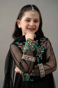 Pakistan trẻ em chính thức Fancy choàng với gota patti và <span class=keywords><strong>Net</strong></span> dupatta cho đám cưới bên lễ kỷ niệm truyền thống - Product Image 3