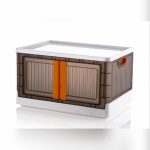 Grande boîte de rangement en plastique vierge de 100 L, conteneur empilable de qualité industrielle avec poignée pour la logistique et le stockage alimentaire - Product Image 4