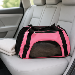 Sac de transport portable pour animaux de compagnie, sac de voyage à bandoulière en maille respirante pour chat et chien - Product Image 3