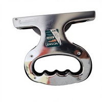 Mètre Ruban Télescopique Robuste VCANO 100 Mètres en Acier, Échelle Métrique et Impériale, Boîtier en Aluminium avec Plateau Lumineux Intégré