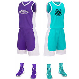 Équipement de sport d'été personnalisé Tenue d'entraînement 2XS-5XL Uniformes de basket-ball pour adultes 100% polyester Offre Spéciale antibactérien respirant - Product Image 2