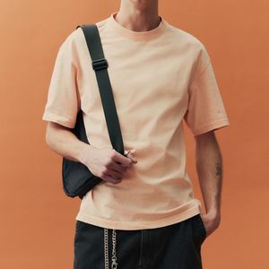 Camisetas de alta calidad para hombre, camiseta de verano de algodón, camiseta negra de estilo moderno de Color sólido, camiseta de gran tamaño para hombre - Product Image 6