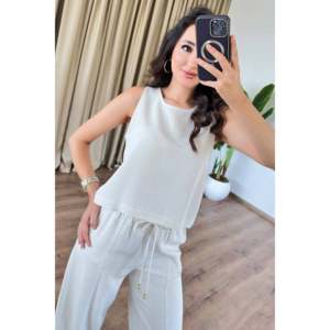 Basic Model Stone <b>Linen</b> Wholesale <b>Set</b> - Stone - Product Image 2