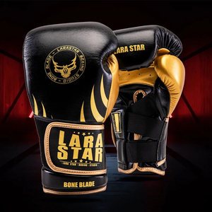 Gants de boxe durables et imperméables en cuir PU pour entraînement MMA, sparring, kickboxing, avec fermeture extensible, légers et anti-choc - Product Image 2