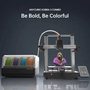 Impresora 3D Anycubico Kobra AE Multicolor FDM, Modelo 4-8, Impresiones Rápidas a Color, Plataforma Caliente de Vidrio Templado, Construcción con Resina PLA para Impresión en Laboratorio - Product Image 6