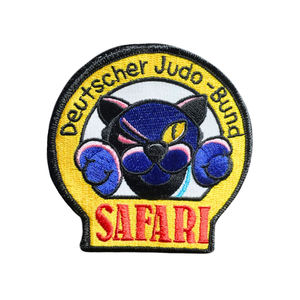 Diseño personalizado Ropa Bordado Logo Judo Parche - Product Image 3