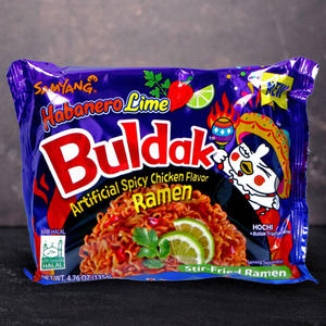 Pedidos al por Mayor de Ramen Picante Samyang Habanero Lime de 130g, Fideos Instantáneos Coreanos Picantes Halal para Exportación al por Mayor - Product Image 4