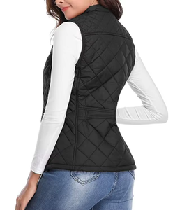 2025 primavera moda Otoño señoras chaleco acolchado chaqueta diamante acolchado chaleco Nylon sin mangas deporte para Golf ecuestre - Product Image 2