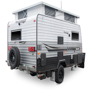Caravane RV Van Camper de voyage de haute qualité avec lit double et cuisine Disponible à la vente - Product Image 2