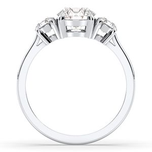 REYES 1,1 Quilates Lab Grown Diamond Engagement Band Anillos de oro de 14K de corte brillante para mujeres Fábrica Venta caliente Joyería fina - Product Image 3