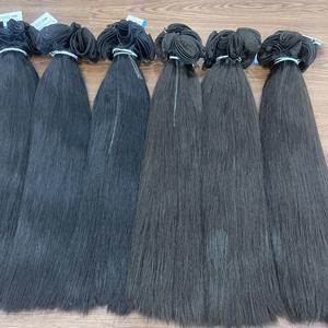 GRAND ORDRE: Extension de cheveux de trame attachée à la main Extension de cheveux humains vietnamiens droite naturelle différentes couleurs et longueurs de trame - Product Image 6