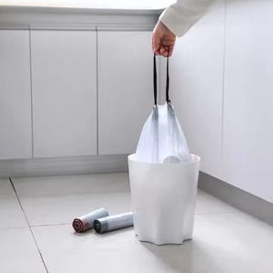 Bolsas de basura con cordón caliente, bolsa de basura de cocina duradera a prueba de fugas, asas con cordón, bolsas de basura para el hogar y la Oficina, grandes ventas - Product Image 5