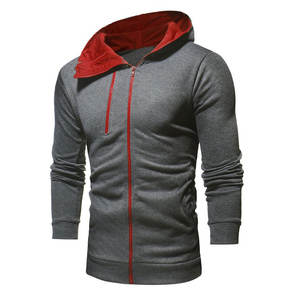 Vente en gros à fermeture éclair ODM/OEM Sweats à capuche grande taille pour hommes sweat à capuche avec fermeture éclair et logo personnalisés pour homme - Product Image 1