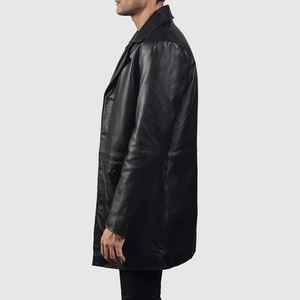 Veste en cuir unisexe de haute qualité, mode jeune, manteaux pour hommes, style américain, automne-hiver 2025, produit en gros pour hommes - Product Image 5