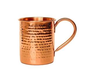 100% Pure Handmade Eco-Friendly Moscow Mule <b>Copper</b> <b>Mugs</b> with Hammered Design Customizable Handle & Logo Unique Gift - Product Image 5