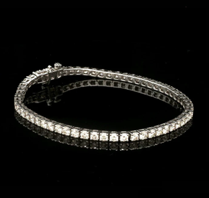 Alta calidad 925 plata esterlina 2mm 3mm Moissanite diamante tenis pulsera estilo Hip Hop Pass Diamond Tester para mujeres niñas - Product Image 6