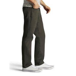 กางเกงยีนส์ยืดทรงแบ็กกี้ผู้ชายสไตล์คลาสสิกกางเกงเอวยางยืดสำหรับนักธุรกิจผ้าเดนิมลำลองปักแนวธุรกิจสำหรับฤดูหนาวสไตล์ตรงสีพื้น - Product Image 2