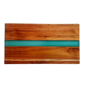 Planche à découper moderne en bois et résine de cuisine hautement polie Matériau écologique Planche à fromage multifonctionnelle de dernière Offre Spéciale - Product Image 1