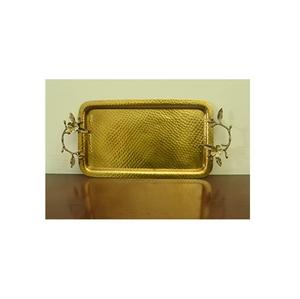 Top tendance Design fini antique Plateau de service en aluminium et métal Fabricant Plateau de service en métal fini cuivre - Product Image 1