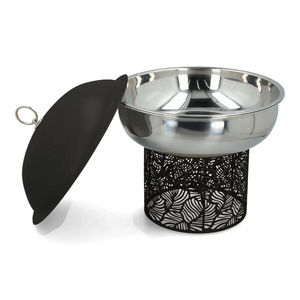 Casserole artisanale noire et argentée unique, parfaite pour le réchauffement des aliments, fournisseur en gros pour la restauration et l'hôtellerie - Product Image 4