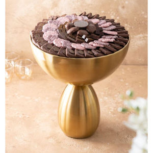 Vente chaude Table À Manger Décoratif Chocolat Bol De Service Bonbons Titulaire De Luxe Qualité Or Métal Chocolat Bol Pas Cher Prix - Product Image 6